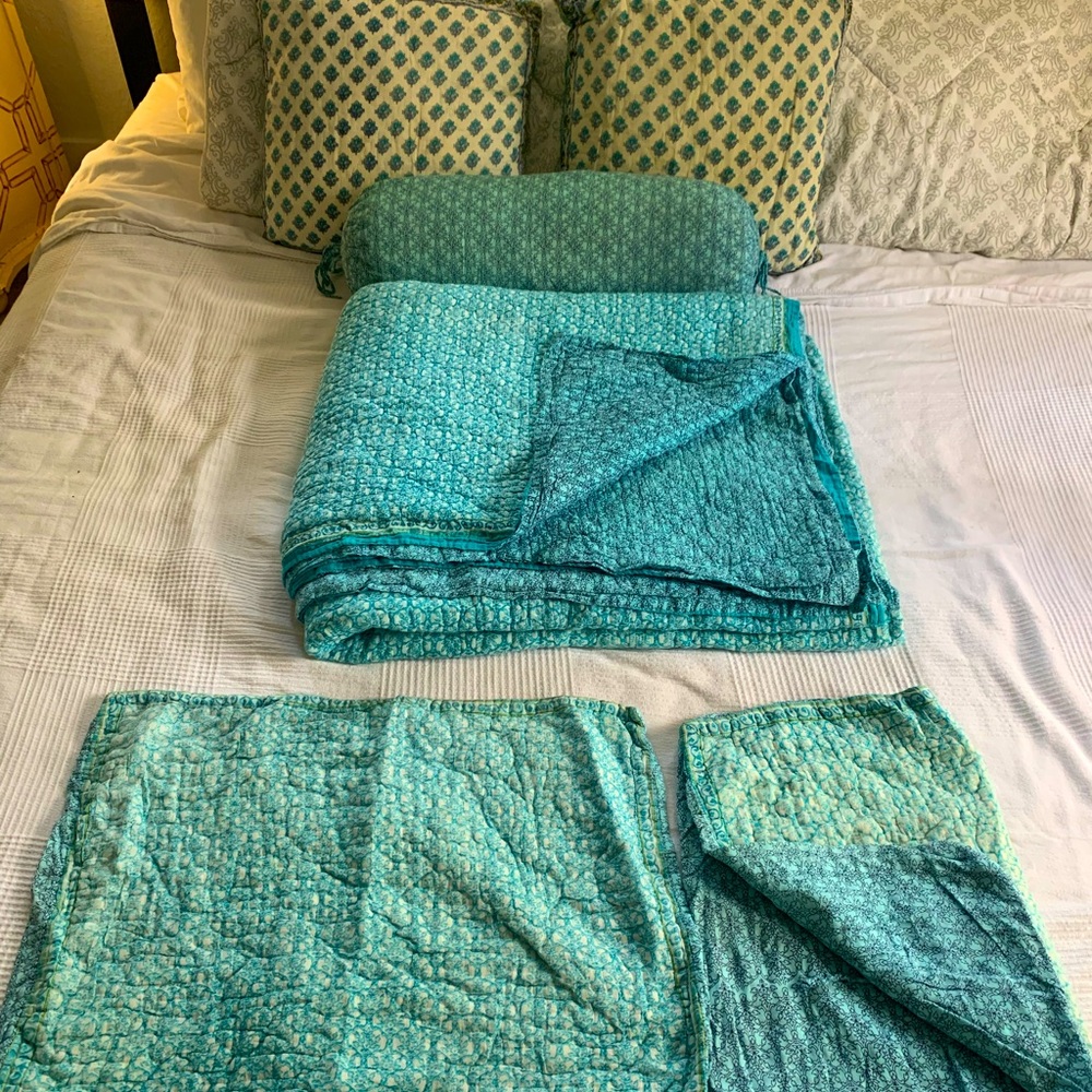 Six Piece Queen Bedding Set from India